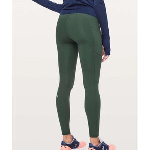 LULULEMON SPEED UP TIGHT 28” FULL ON LUXTREME Olive Green Color SIZE 2